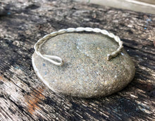 Load image into Gallery viewer, Twisted silver bracelet