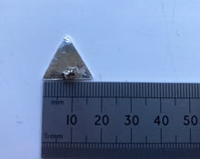 Load image into Gallery viewer, Sterling silver hammered triangle studs